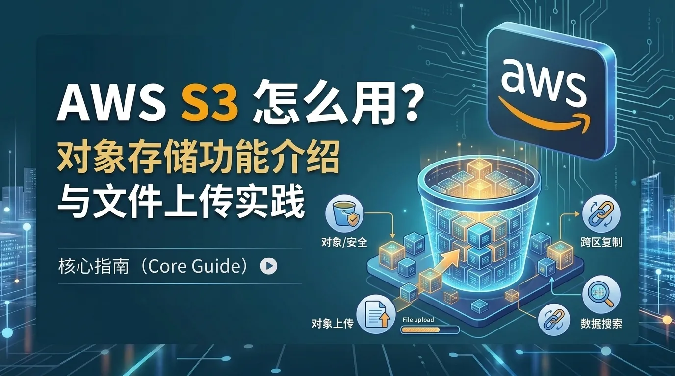 AWS S3 怎么用？对象存储功能介绍与文件上传实践 配图
