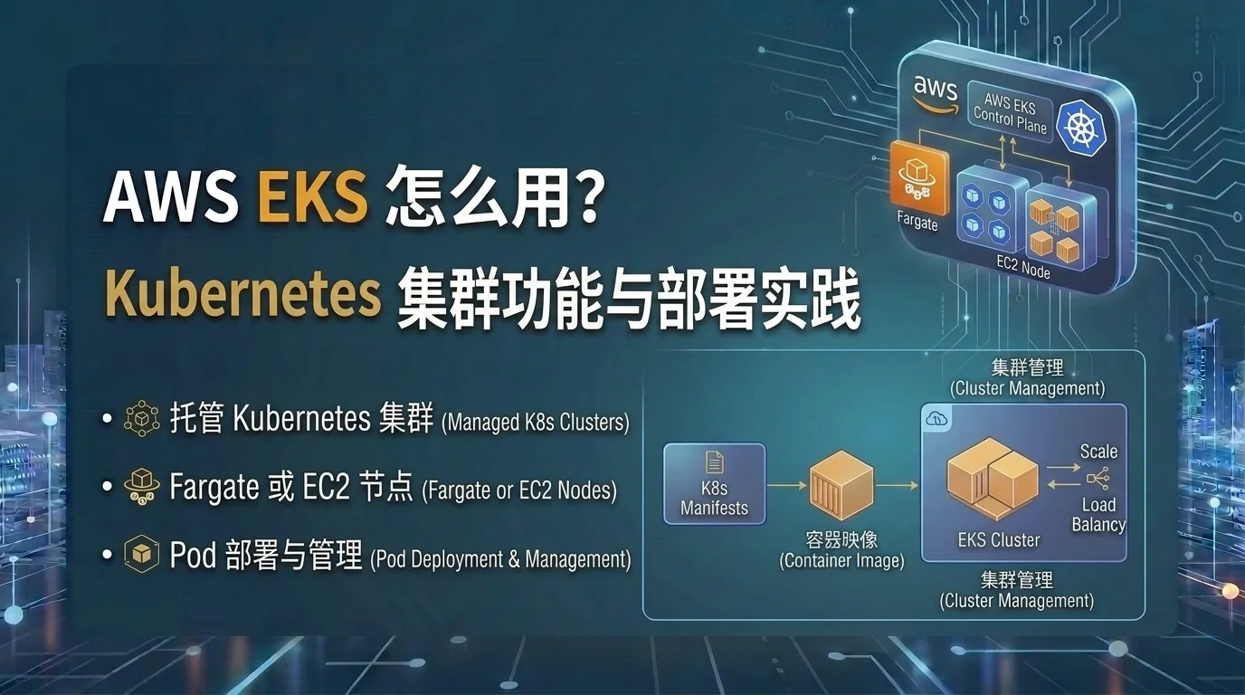 AWS EKS 怎么用？Kubernetes 集群功能与部署实践 配图