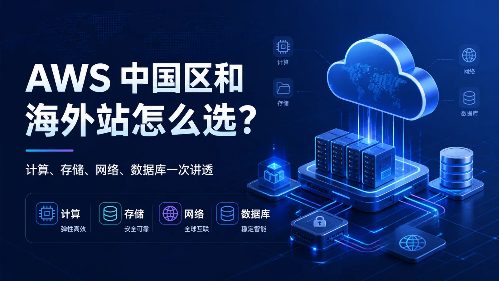 AWS 中国区和海外站怎么选？计算、存储、网络、数据库一次讲透 配图