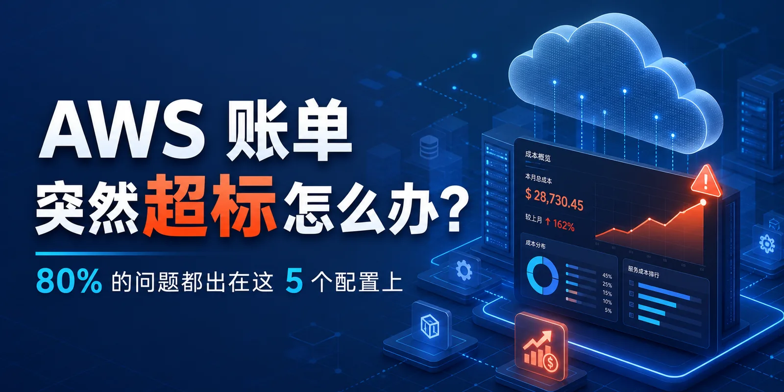 AWS 账单突然超标怎么办？80% 的问题都出在这 5 个配置上 配图