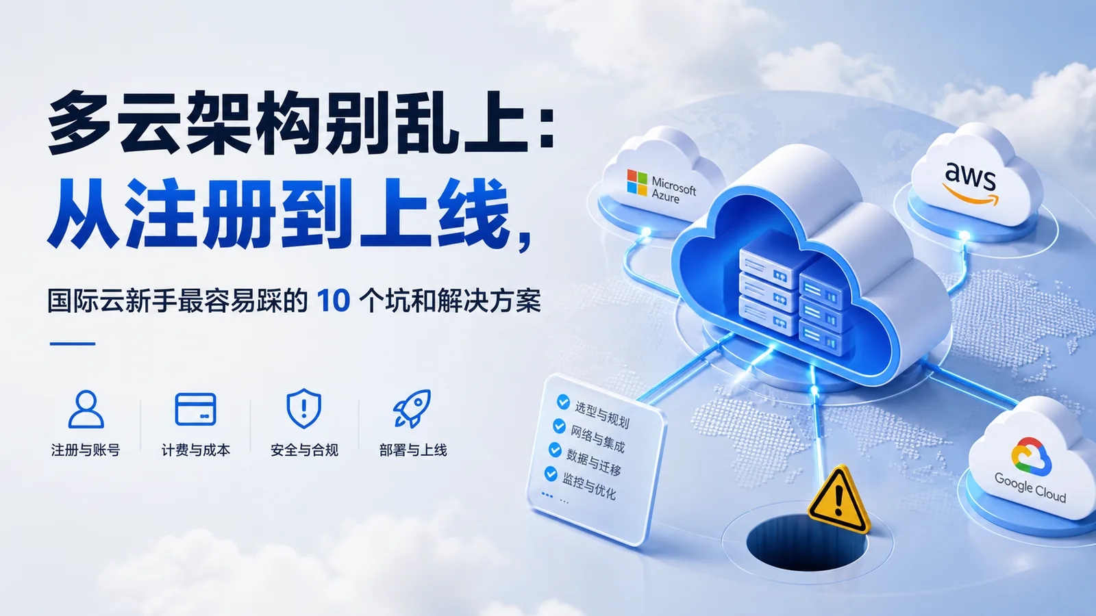 多云架构别乱上：从注册到上线，国际云新手最容易踩的 10 个坑和解决方案 配图